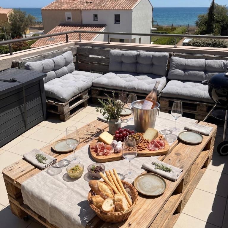 Vue Mer - Clim - Parking - Terrasse - Appartement 2 Chambres - 14