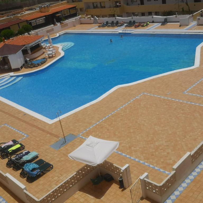Casa blu Amazing Tenerife Playa Paraiso Rosa Center pool wi-fi - Apartamento de 1 dormitorio - 2