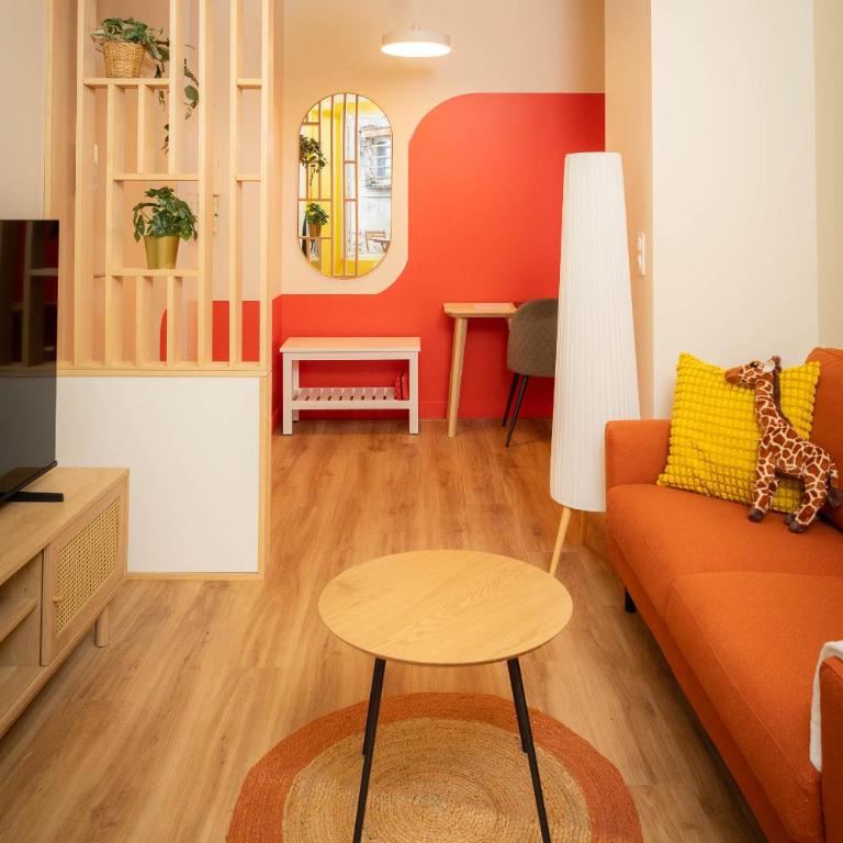 Le Patio de la Gare - T2 coloré, terrasse privée - Apartamento de 1 dormitorio - 6