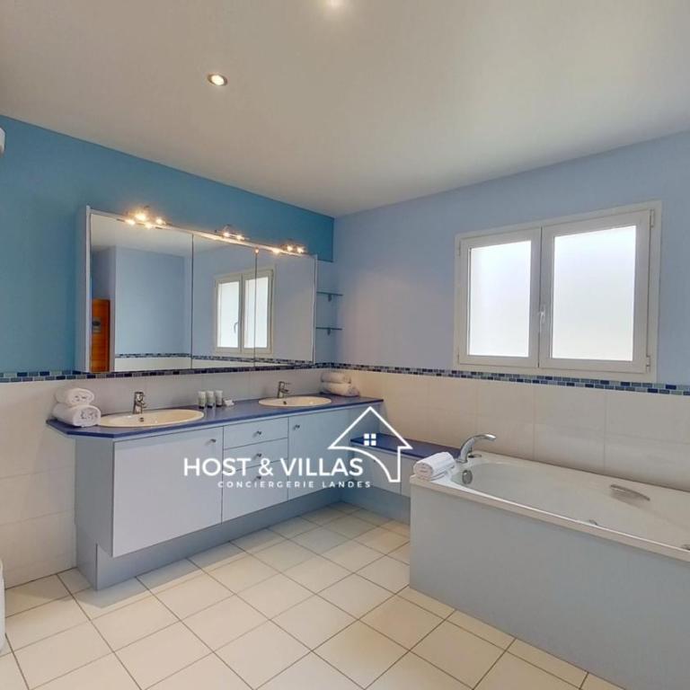 Host Villas LA MAISON BLANCHE Soustons - Villa avec Piscine Privée - 12