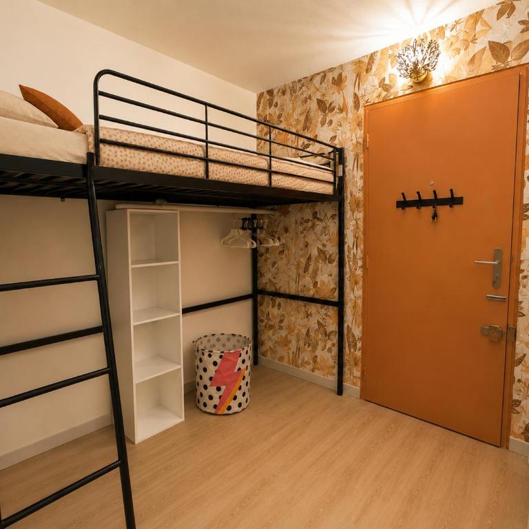 La Grande Motte - Studio double cabine 4-5p - Plage à pied - Parking privé - Terrasse - Apartment mit 1 Schlafzimmer - 16