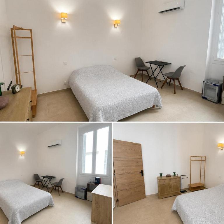 Chambre Double - Ajaccio - Chambre Double avec Salle de Bains Commune - 1