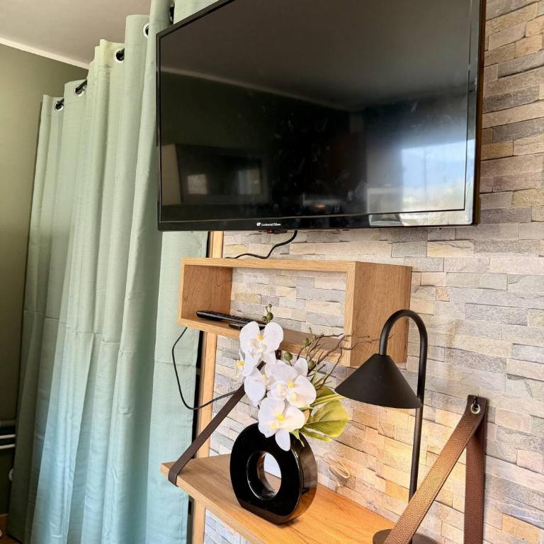 Studio neuf parking proche centre-ville - Studio Lit Queen-Size - 7