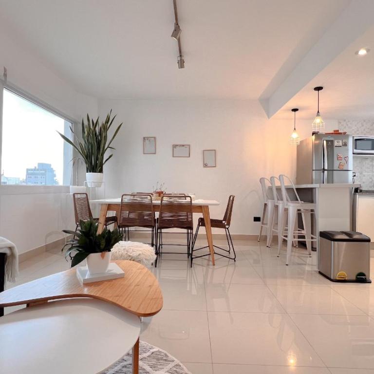 Depto Angel - Vista al Mar Punta Mogotes Para 4 personas Con cochera - Hola Sur - Two-Room Apartment - 3