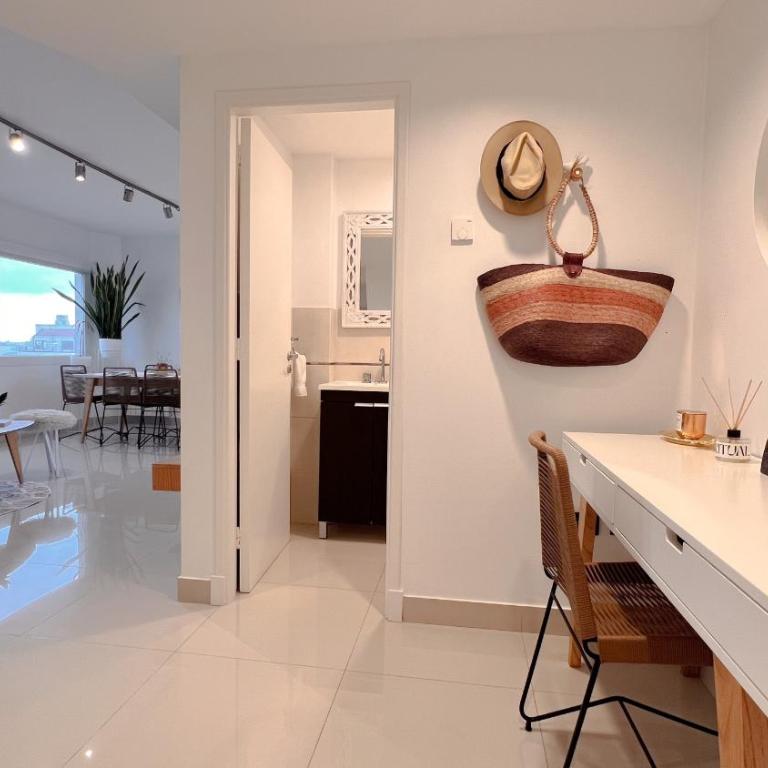 Depto Angel - Vista al Mar Punta Mogotes Para 4 personas Con cochera - Hola Sur - Two-Room Apartment - 19