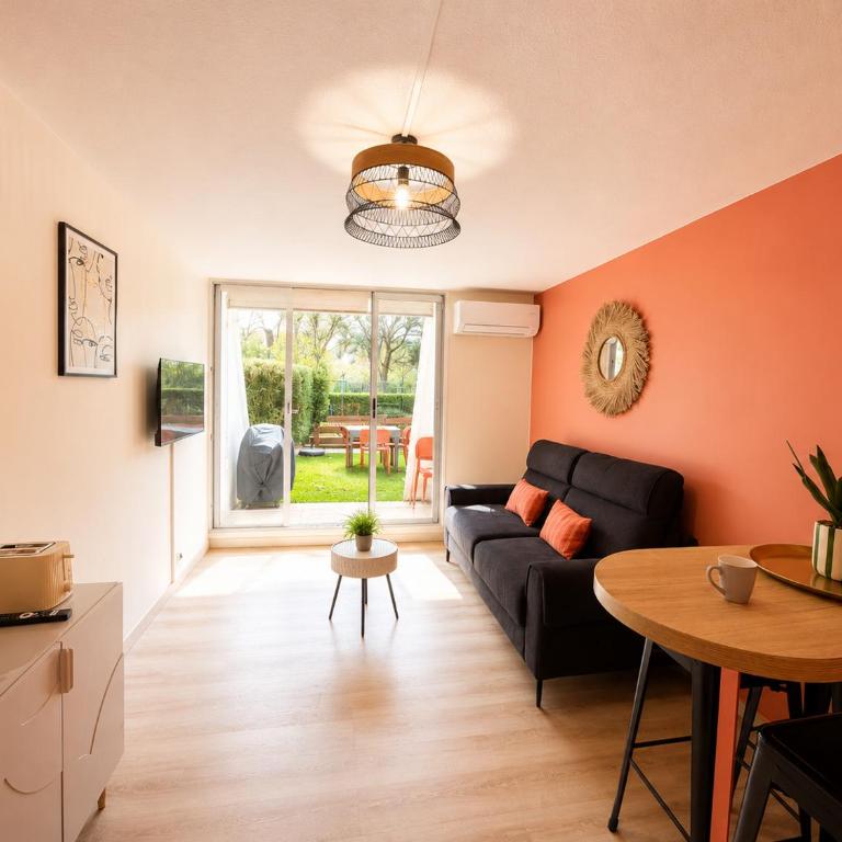 La Grande Motte - Studio double cabine 4-5p - Plage à pied - Parking privé - Terrasse - Apartment mit 1 Schlafzimmer - 4