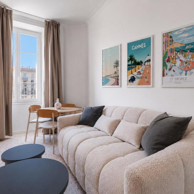 Nice Carré d Or 2 pièces climatisé proche mer - Appartement 1 Chambre - 9