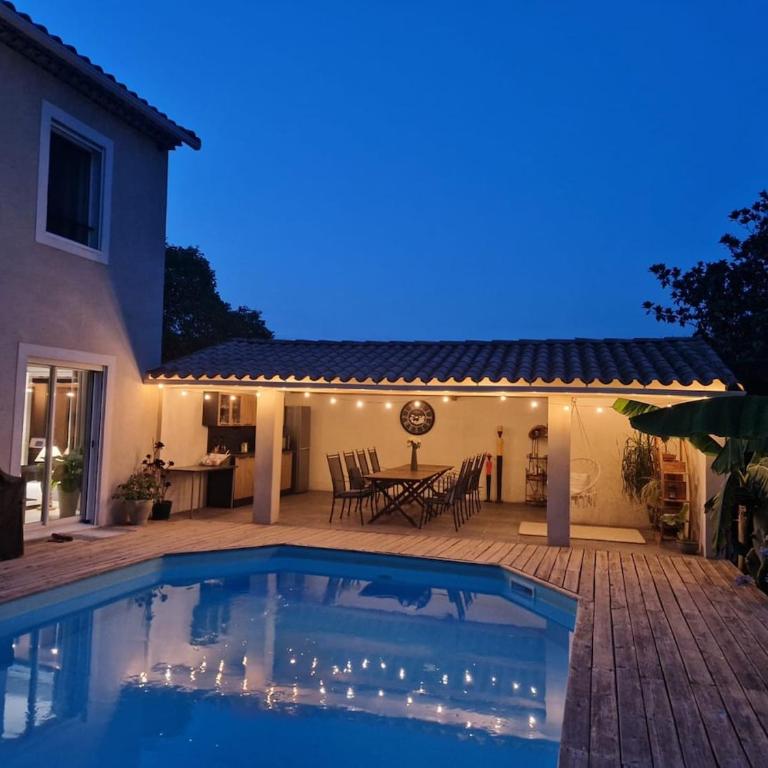Au calme - proche mer - piscine chauffée - Villa - 13