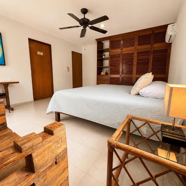Aguacatl Cozumel a 3 cuadras del mar - Habitación Doble con baño privado - 5