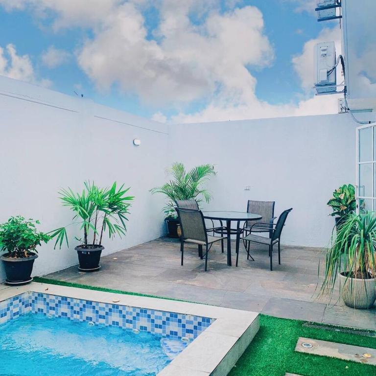Casa con piscina privada para familias - Casa de 3 dormitorios - 4
