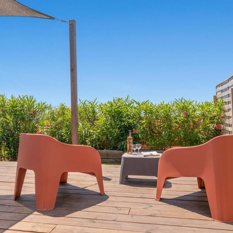 Le Laurier, mobil-home climatisé avec vue sur mer - Bungalow Deluxe - Vue sur Mer - 5