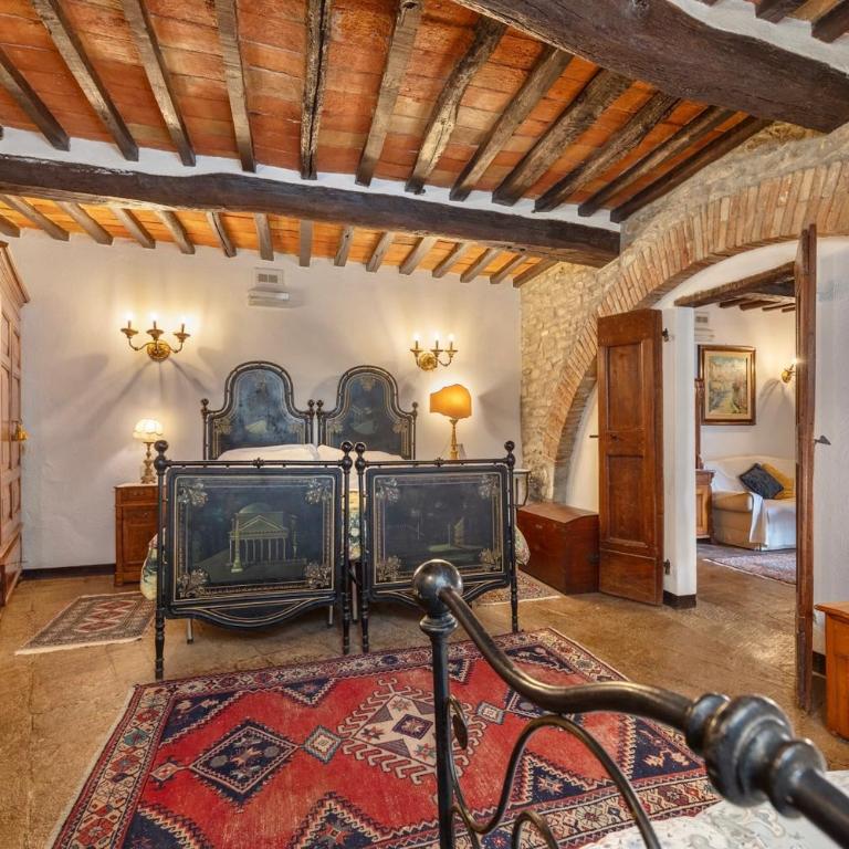 Resort with swimming - pool in Cortona - Appartamento con 1 Camera da Letto - 6