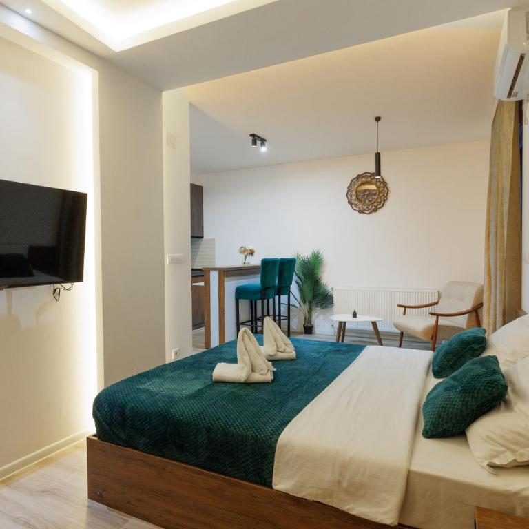 Aqua Studio with Sauna, Terrace and FREE Parking - Apartment mit 1 Schlafzimmer - 7