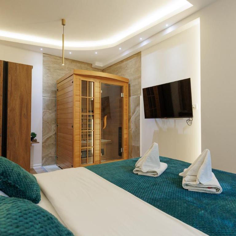 Aqua Studio with Sauna, Terrace and FREE Parking - Apartment mit 1 Schlafzimmer - 1