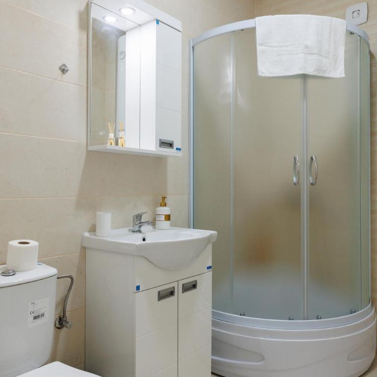 Aqua Studio with Sauna, Terrace and FREE Parking - Apartment mit 1 Schlafzimmer - 6