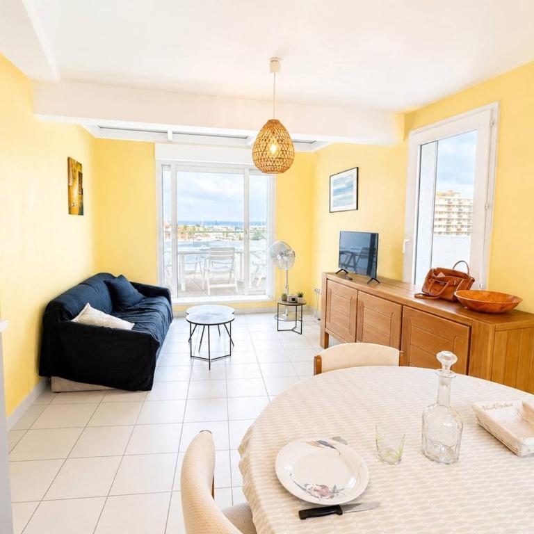 CR100-603 Appartement 5 pièces- PORT- CANET EN ROUSSILLON - Appartement 4 Chambres - 3