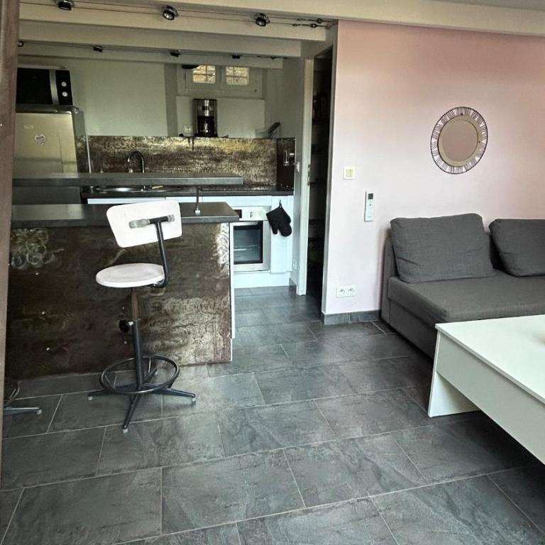 Studio en duplex avec jardin à 5 min de la mer - Appartement 2 Chambres - 4
