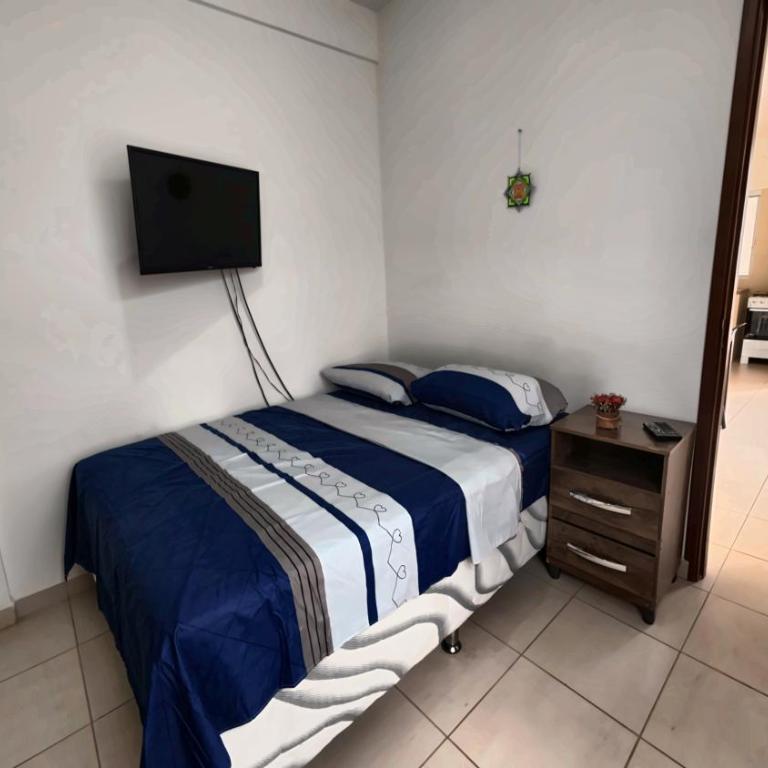 Suites Equipetrol Wifi ultra rápido Cocina equipada - One-Bedroom Apartment with Balcony and City View - 34