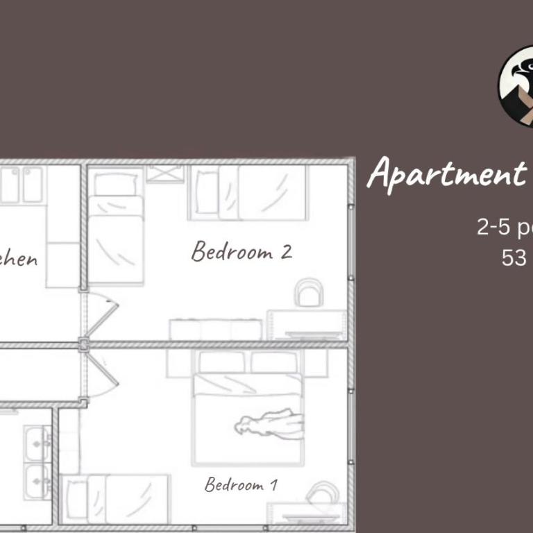 Casa Habicht Apartments - Apartment mit 2 Schlafzimmern - 1