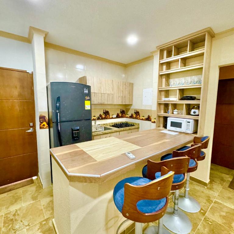 Condominio Vacacional frente al mar - Cabañas y Habitaciones - Two-Bedroom Deluxe Apartment with Balcony - 3