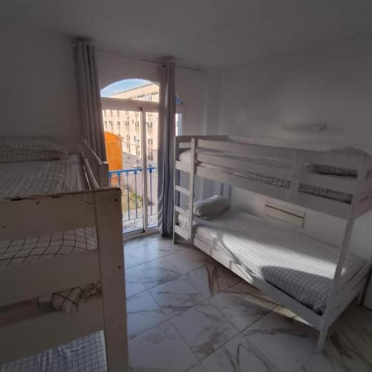La Casa Azul Málaga centro - Bett im gemischten Schlafsaal mit 4 Betten - 2