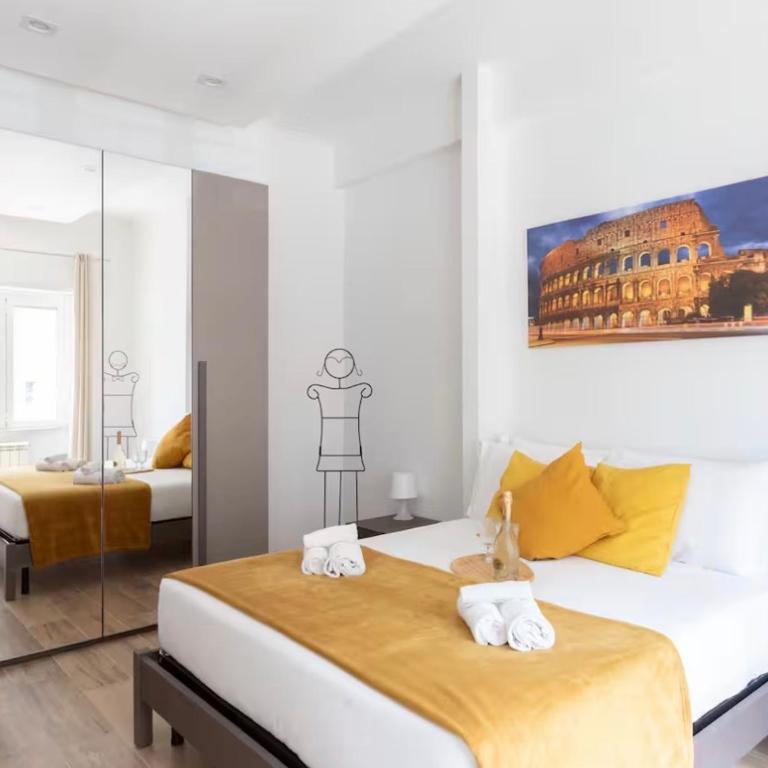 Elite Roma apartament e suite - Appartamento con 3 Camere da Letto e con Vista - 9