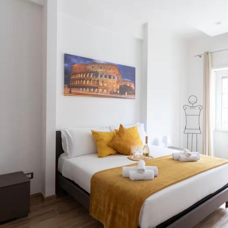 Elite Roma apartament e suite - Appartamento con 3 Camere da Letto e con Vista - 10