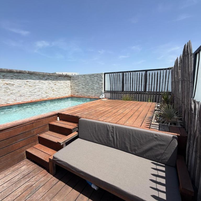 Appartement d'exceptionnel - rooftop avec piscine privative - Appartement 3 Chambres avec Piscine Privée - 75