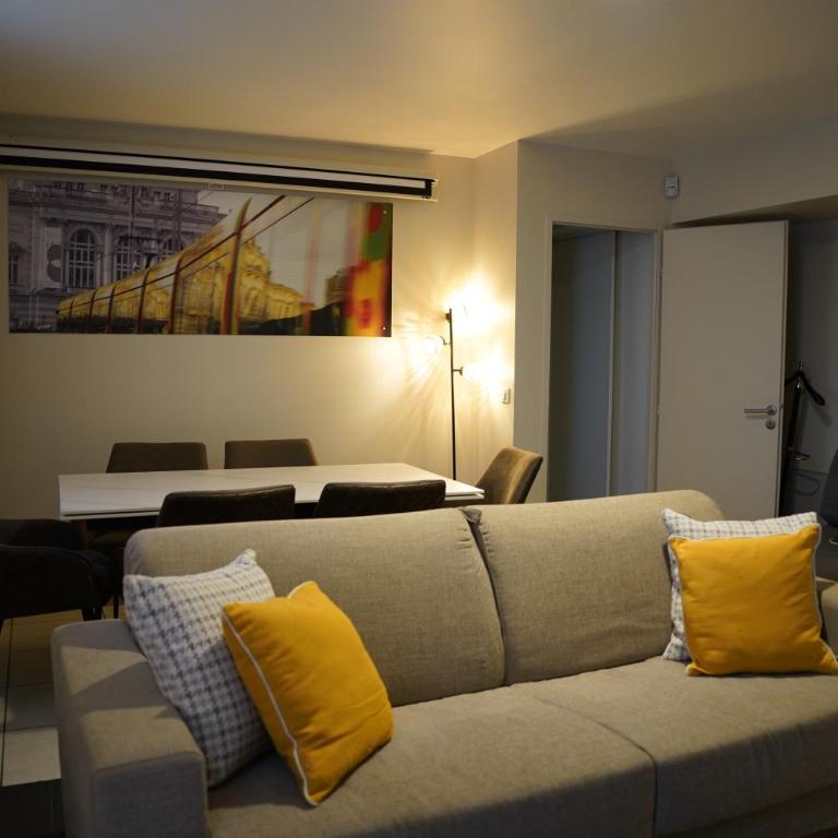 Best Western Hotelio Montpellier Sud - Appartement Lit King-Size avec 2 Canapés-Lits, Cuisine, Baignoire et Terrasse Privée - Non-Fumeurs - 6