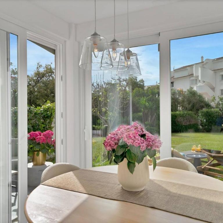 Calahonda Townhouse Pool, Glass Dining & Lawn - Chambre Simple - 41