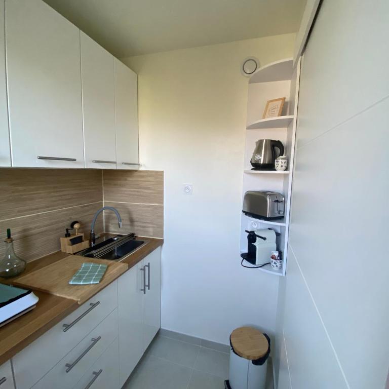 Meylan, T1 cosy & clim, proche Inovallée CHU, UGA - Appartement 1 Chambre - 4