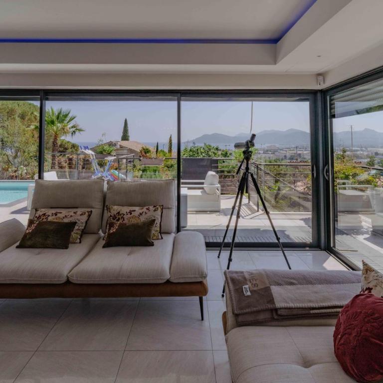 Luxury Villa Cannes Pool Sea View 10 People - Villa - 4