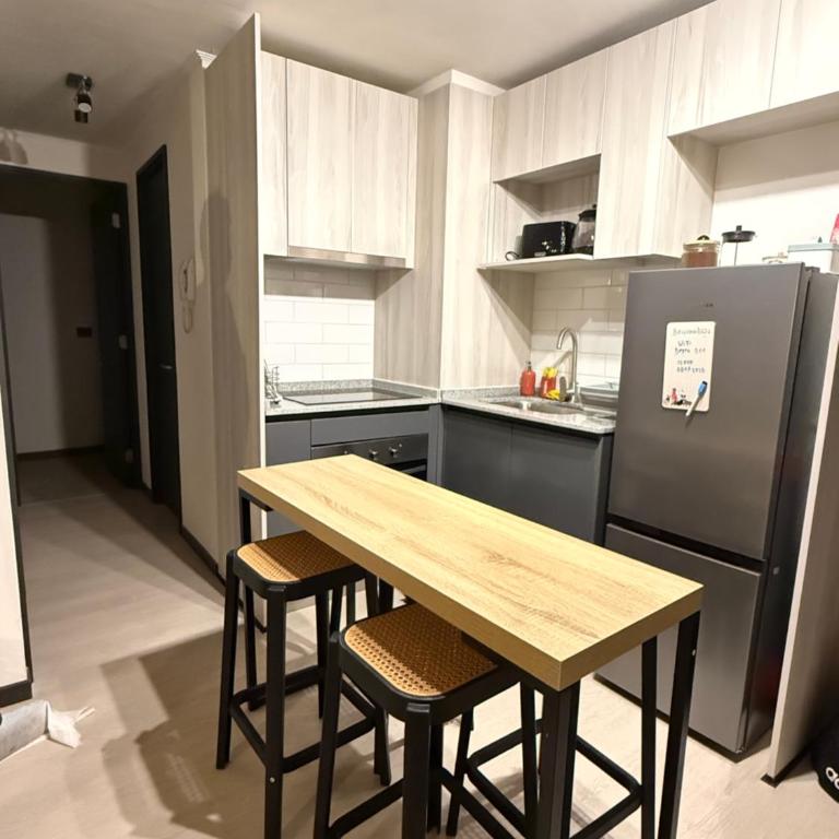 Depto 2D 2B a pasos del Metro Mirador, Piscina - Two-Bedroom Apartment - 3