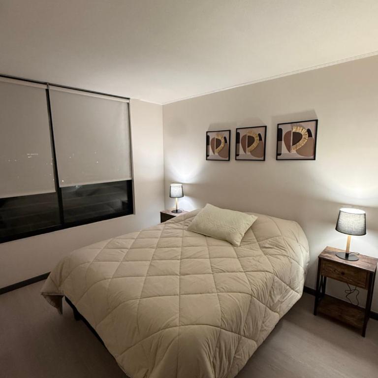 Depto 2D 2B a pasos del Metro Mirador, Piscina - Two-Bedroom Apartment - 5