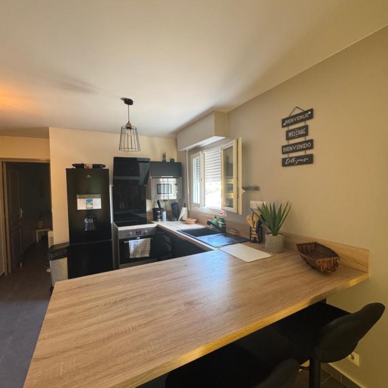 Agréable T2 traversant RDC avec terrasse - balcon - Parking 2 places - Clim portative - Appartement 1 Chambre - 5