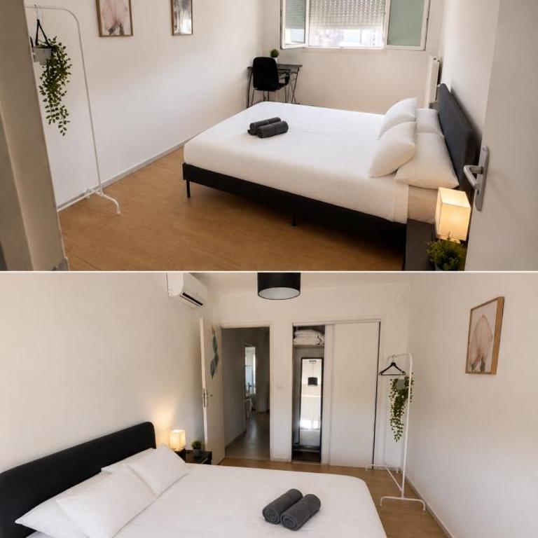 Superbe appartement 3 chambres 1 salon cosy et 2 grandes terrasses Moderne Tram à 2 min 6 personnes - Appartement 3 Chambres - 8