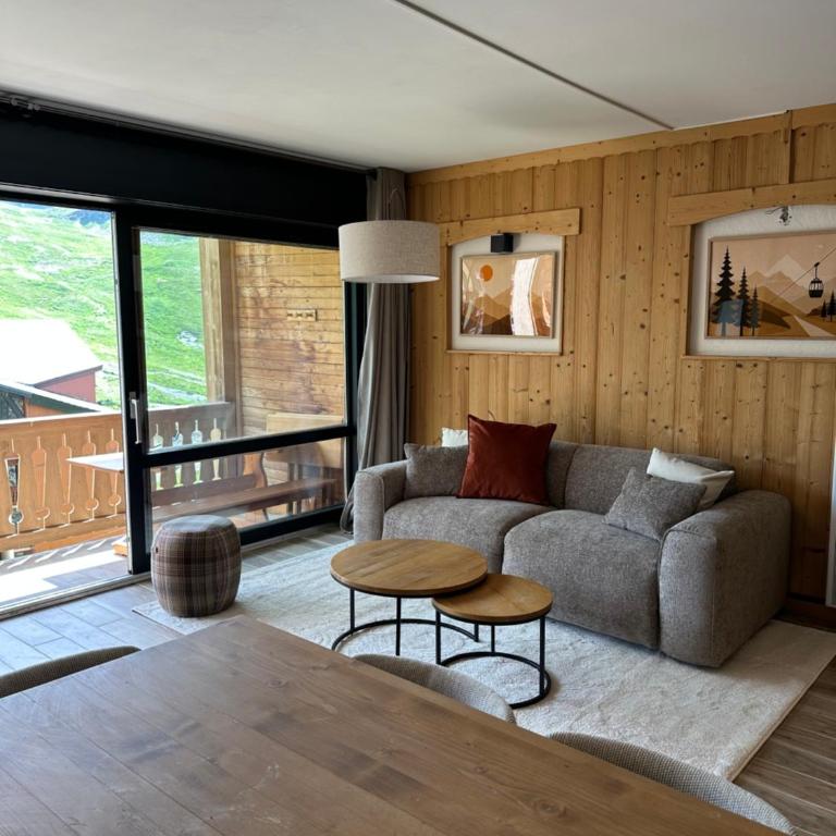 Vue panoramique Val Thorens Appart 49 m2 résidence calme - Apartamento de 2 dormitorios - 6