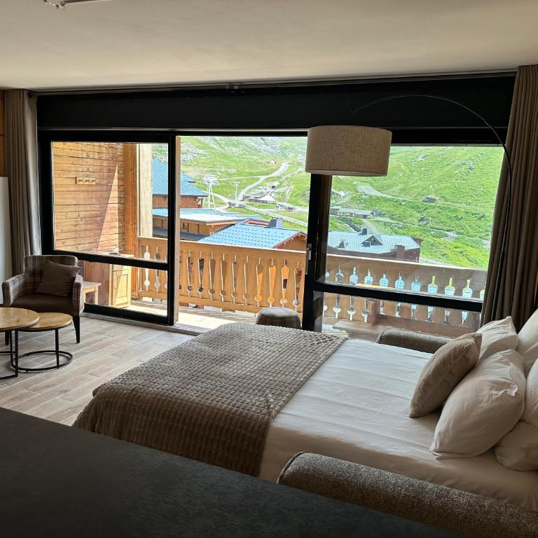 Vue panoramique Val Thorens Appart 49 m2 résidence calme - Apartamento de 2 dormitorios - 11