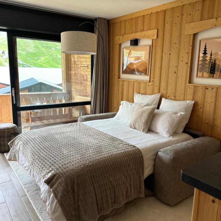 Vue panoramique Val Thorens Appart 49 m2 résidence calme - Apartamento de 2 dormitorios - 12