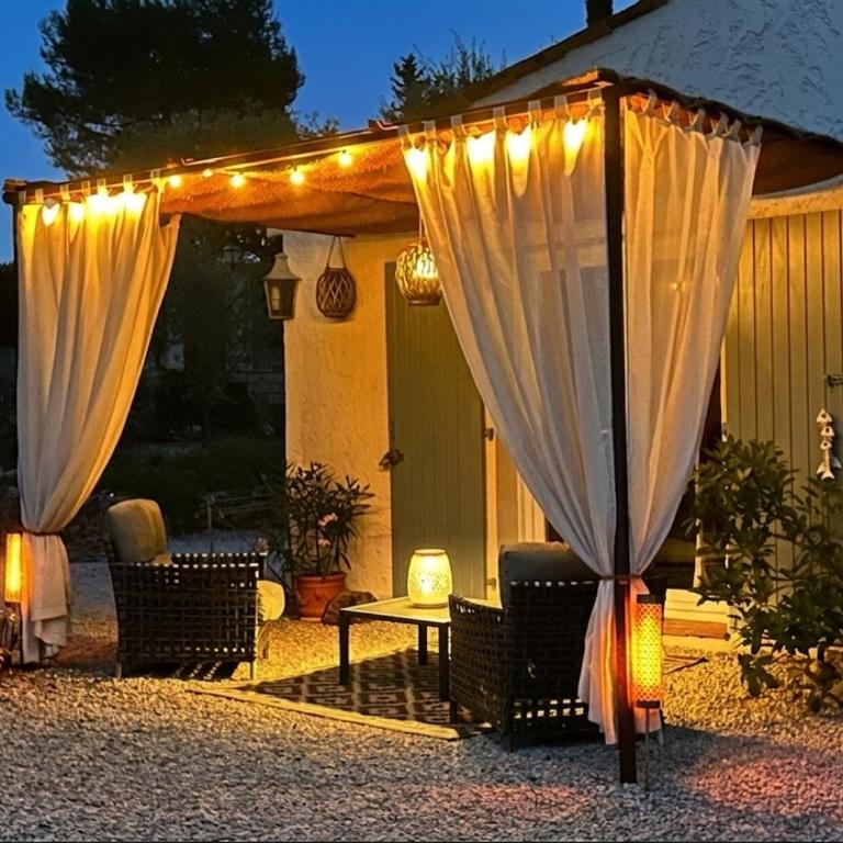 Villa Les Lucioles - Chambre indépendante - Piscine privative - Petit déjeuner - Parking - Chambre Double - Vue sur Jardin - 2
