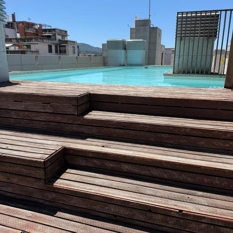 Apartamento en Vigo con piscina, garaje y cargador coche - Apartment mit 1 Schlafzimmer - 12
