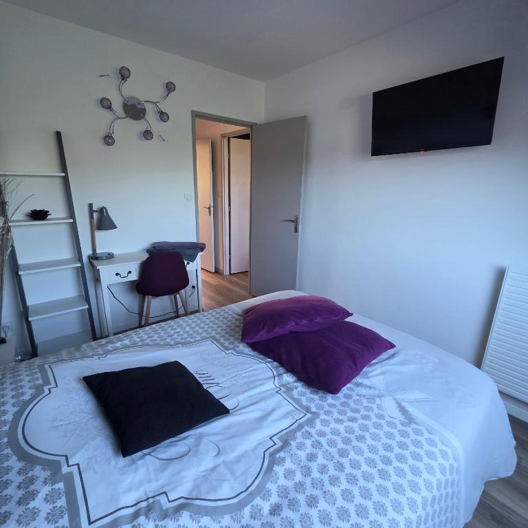 Chez KARINE T4 Terrasse HYPER CENTRE VILLE Wifi Parking - Apartamento con terraza - 16