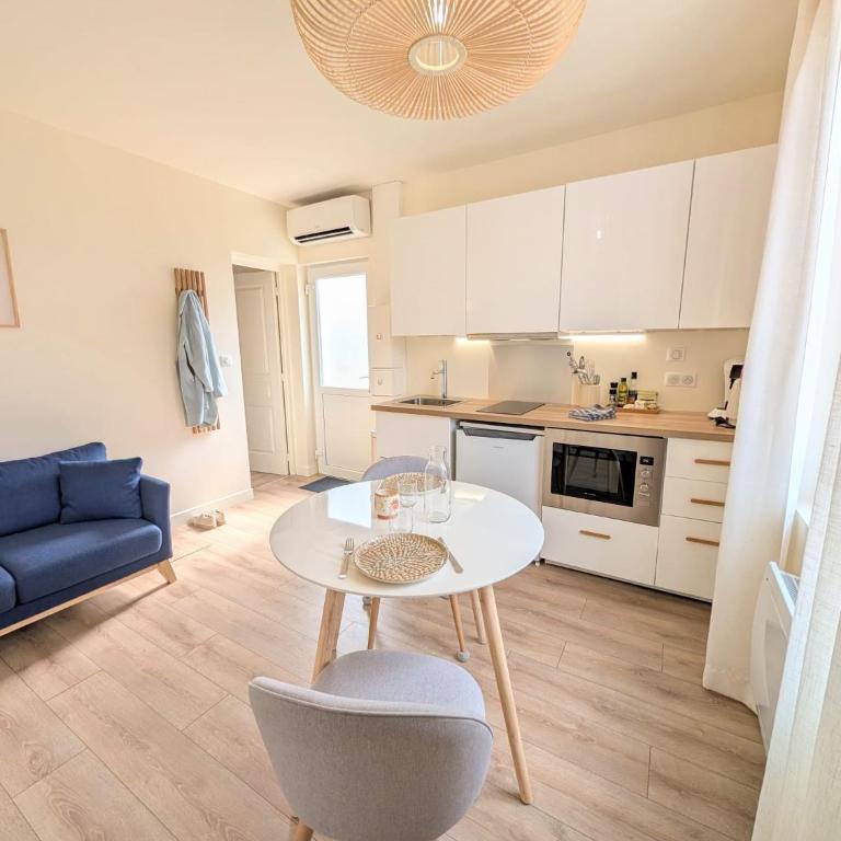 Aux portes de la plage, entièrement NEUF, CLIMATISATION, wifi, Parking gratuit, linge de maison fournit, ménage en fin de séjour compris - Apartment mit Gartenblick - 12