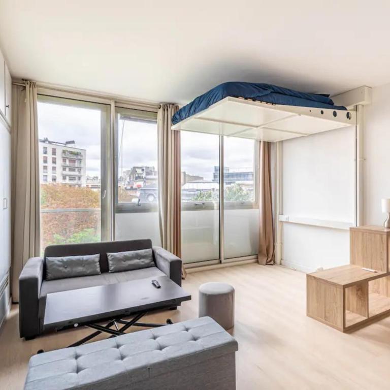 High-Rise Studio Flat w City viewsPorte Dauphine - Appartement - 9
