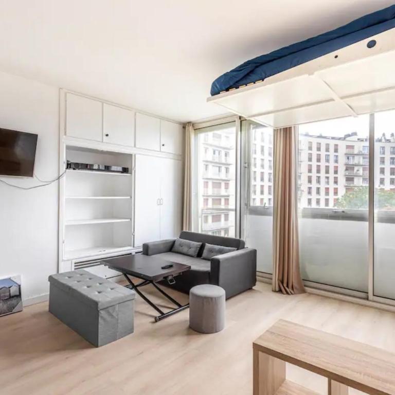 High-Rise Studio Flat w City viewsPorte Dauphine - Appartement - 11