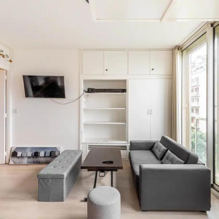 High-Rise Studio Flat w City viewsPorte Dauphine - Appartement - 15