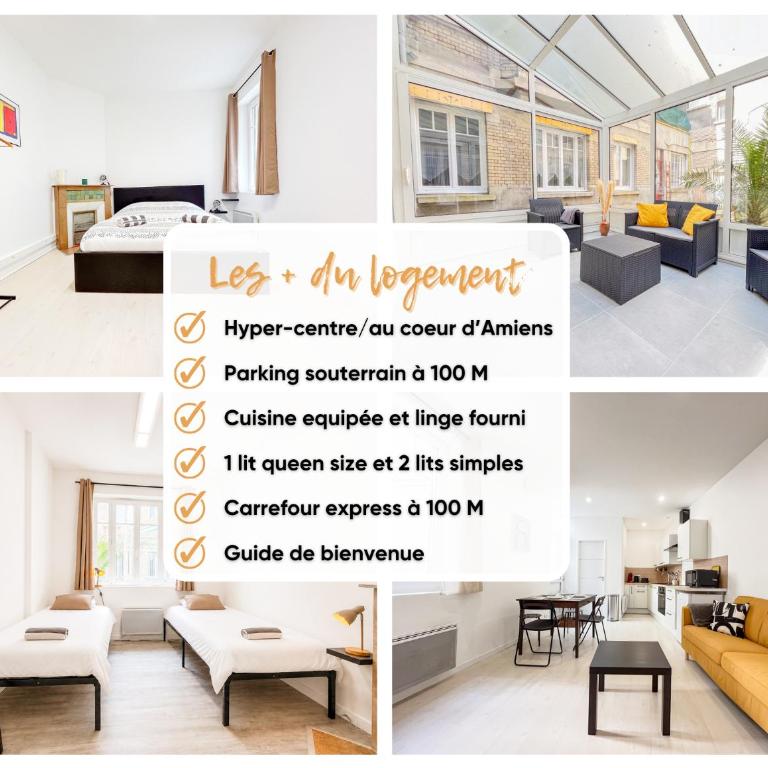 Le 3 cailloux / 2 Chambre *Hyper centre* - Two-Bedroom Apartment - 4