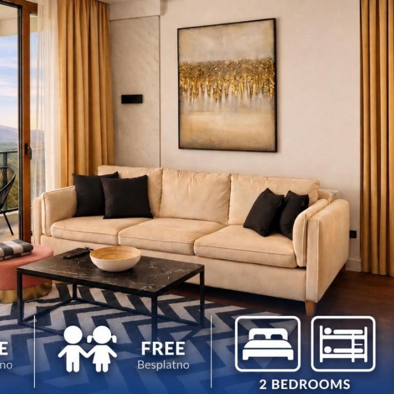 Luxury Apartment with View & Private Garage - Spa & Wellness at 21st Century Zlatibor Residence - Apartment mit 2 Schlafzimmern und Terrasse - 1
