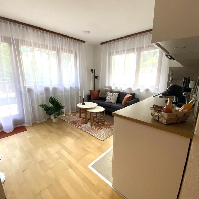 Refuge alpin, vue et grande terrasse - Apartment mit 1 Schlafzimmer - 6