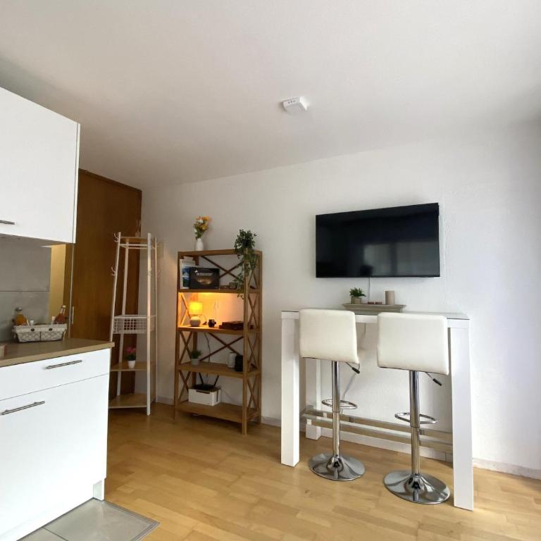Refuge alpin, vue et grande terrasse - Apartment mit 1 Schlafzimmer - 9